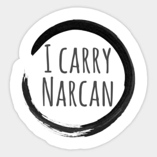 I Carry Narcan Sticker